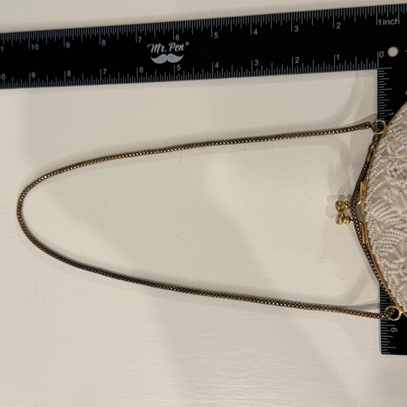 Vintage Handmade Beaded Sequin Wristlet Clutch Evening Purse – Made in Hong Kong - Picture 9 of 12